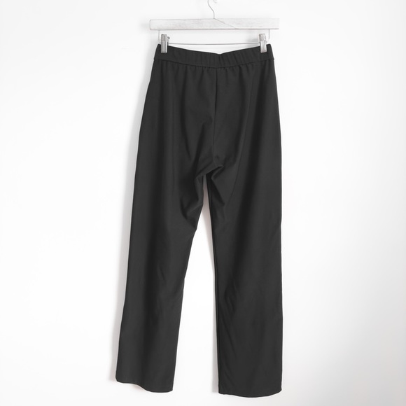 Nike Black Front Zip Wide leg Activewear Pants sz Medium - Picture 5 of 7